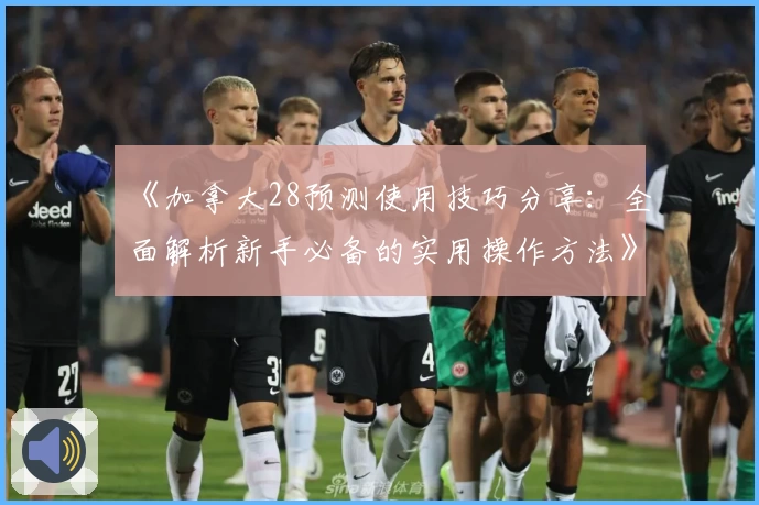 《加拿大28预测使用技巧分享：全面解析新手必备的实用操作方法》